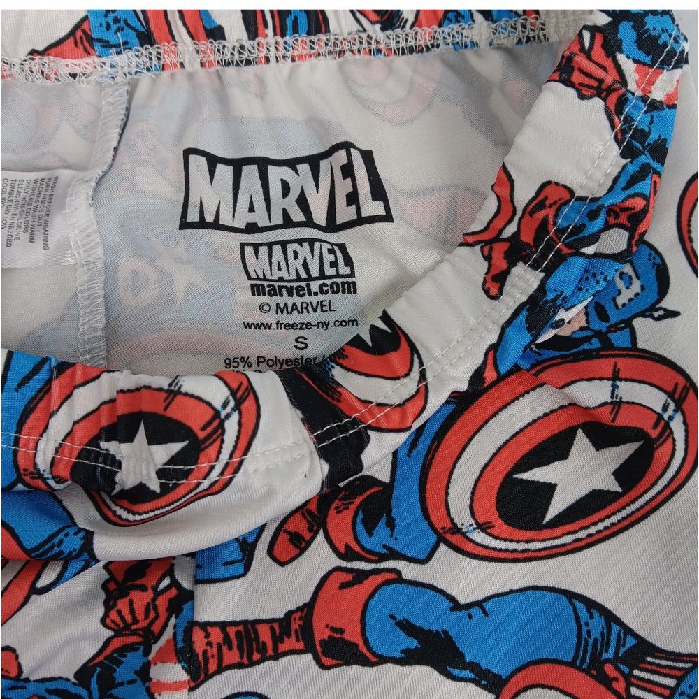 Marvel Comics Captain America Leggings SZ S - Picture 5 of 5